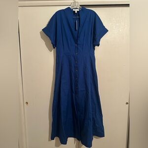 Cotton Poplin Shirt Dress